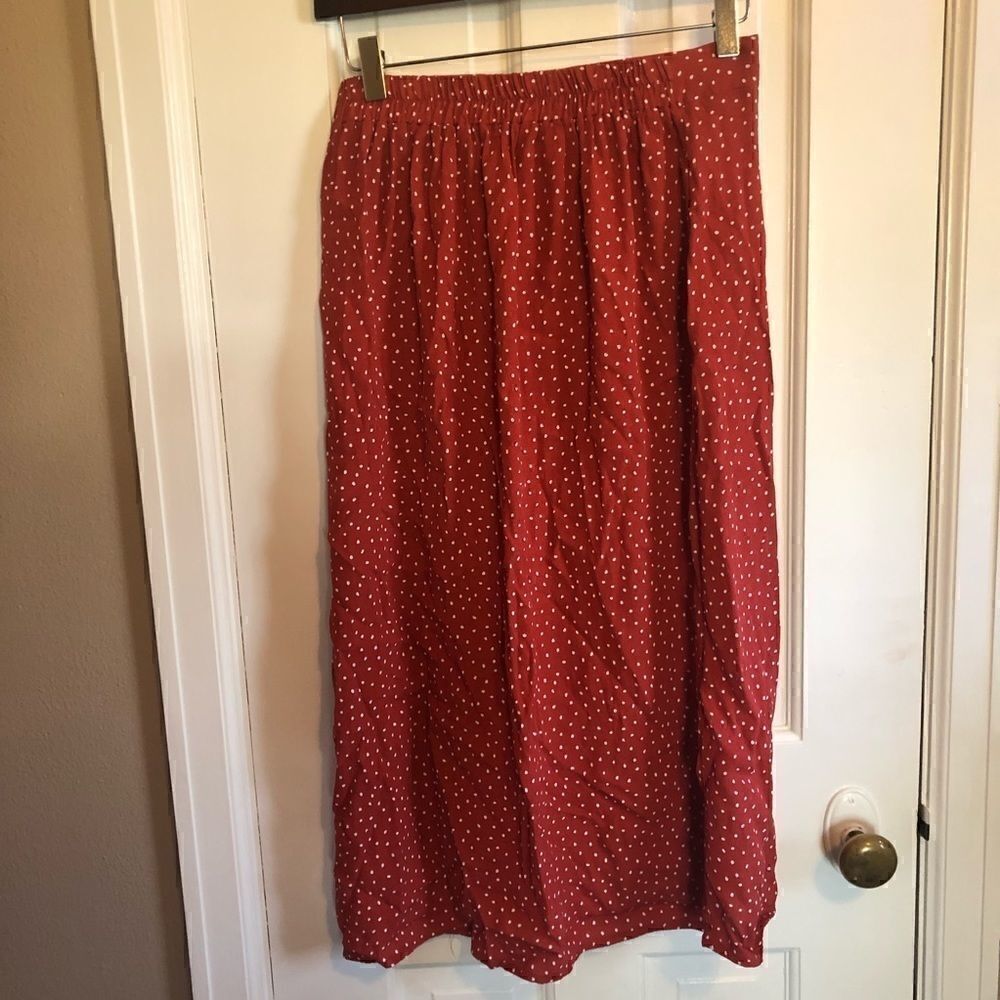 Button up polka dot skirt - Picture 3 of 7